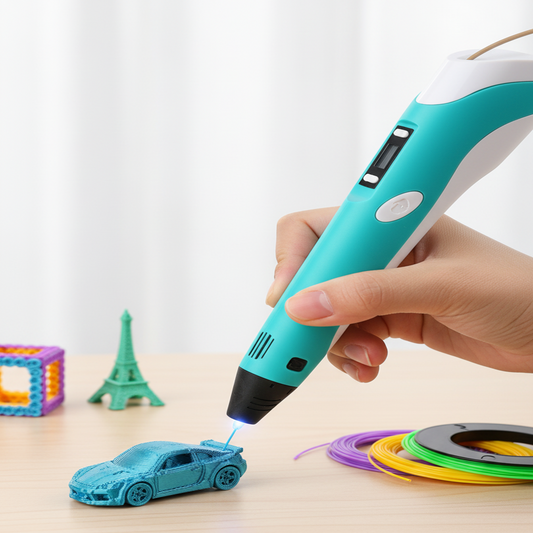 Ink Spot® 3D Printing Pen with LCD Display, Adjustable Speed, Creative DIY Drawing Tool for Kids & Adults