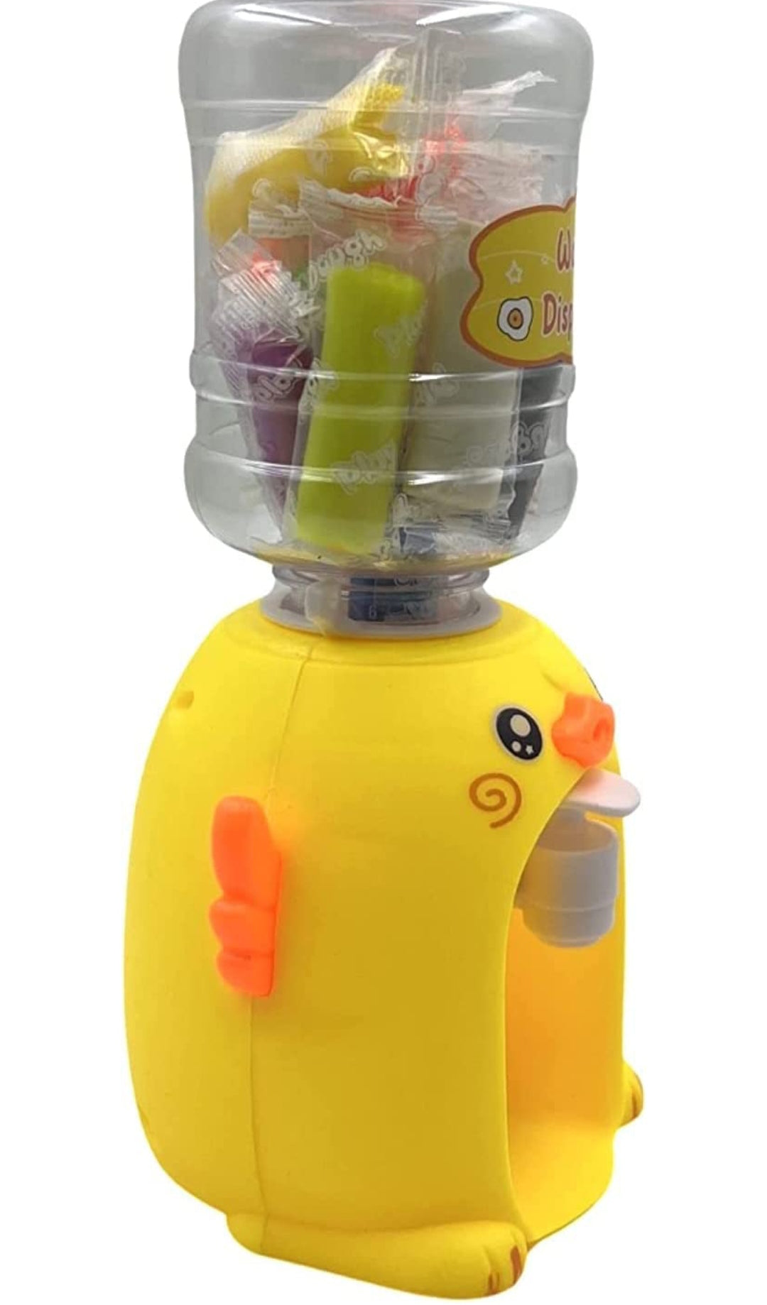 Ink Spot® Cute Cartoon Mini Water Dispenser Toy for Kids, Pretend Play Drinking Game with Bottle