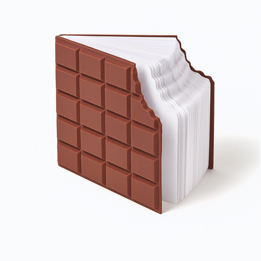 Ink Spot® "Sweet Notes" Chocolate Bar Notepad - Unique & Fun Stationery Pack of 3
