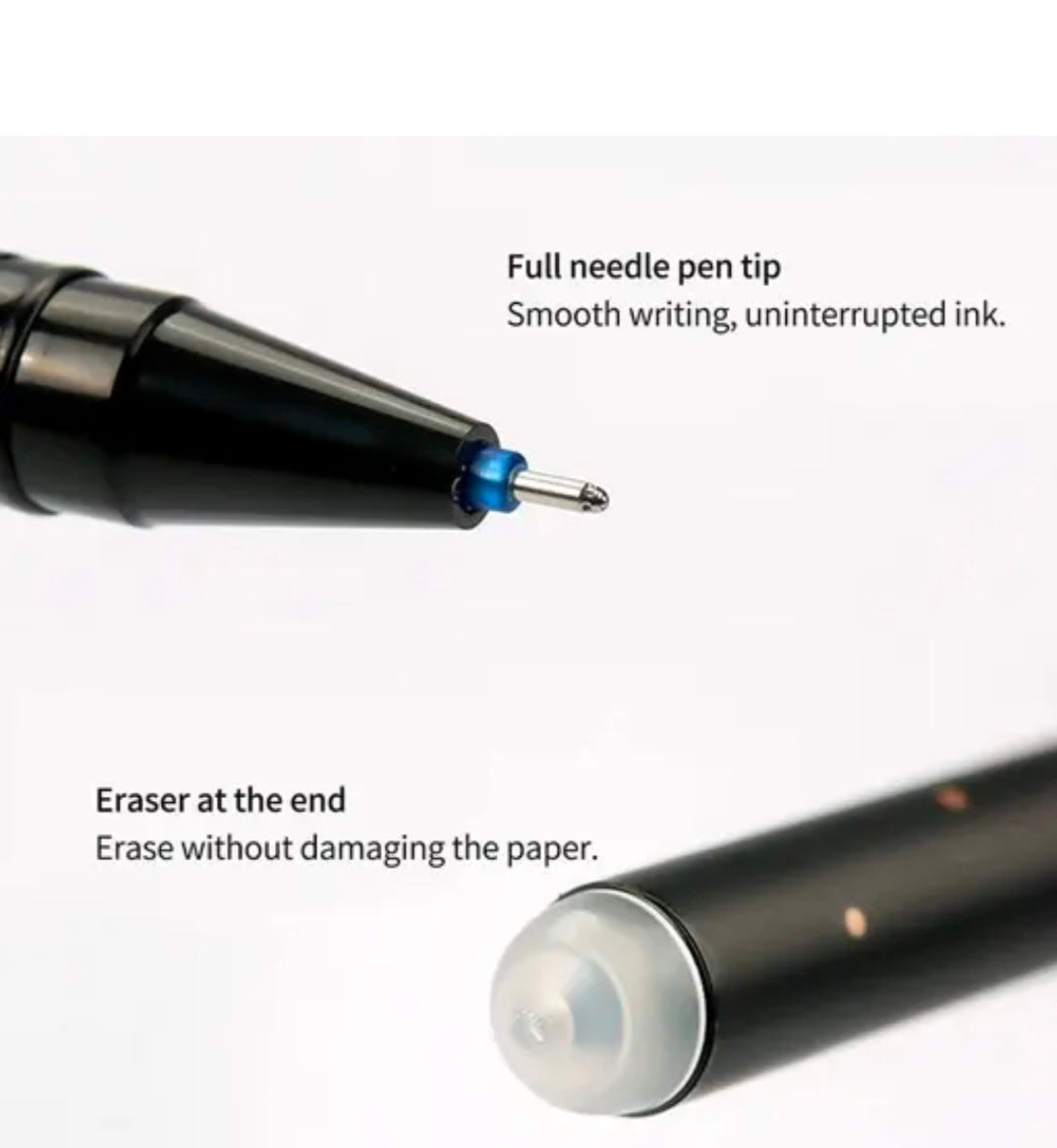 Ink Spot® "Set of 12 Black Gel Ink Pens with Zodiac Constellation Design for Smooth Writing Experience"