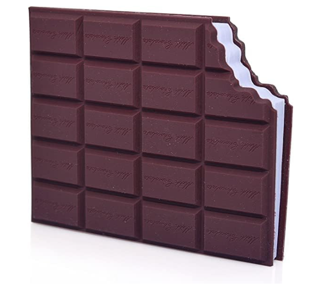 Ink Spot® "Sweet Notes" Chocolate Bar Notepad - Unique & Fun Stationery Pack of 3
