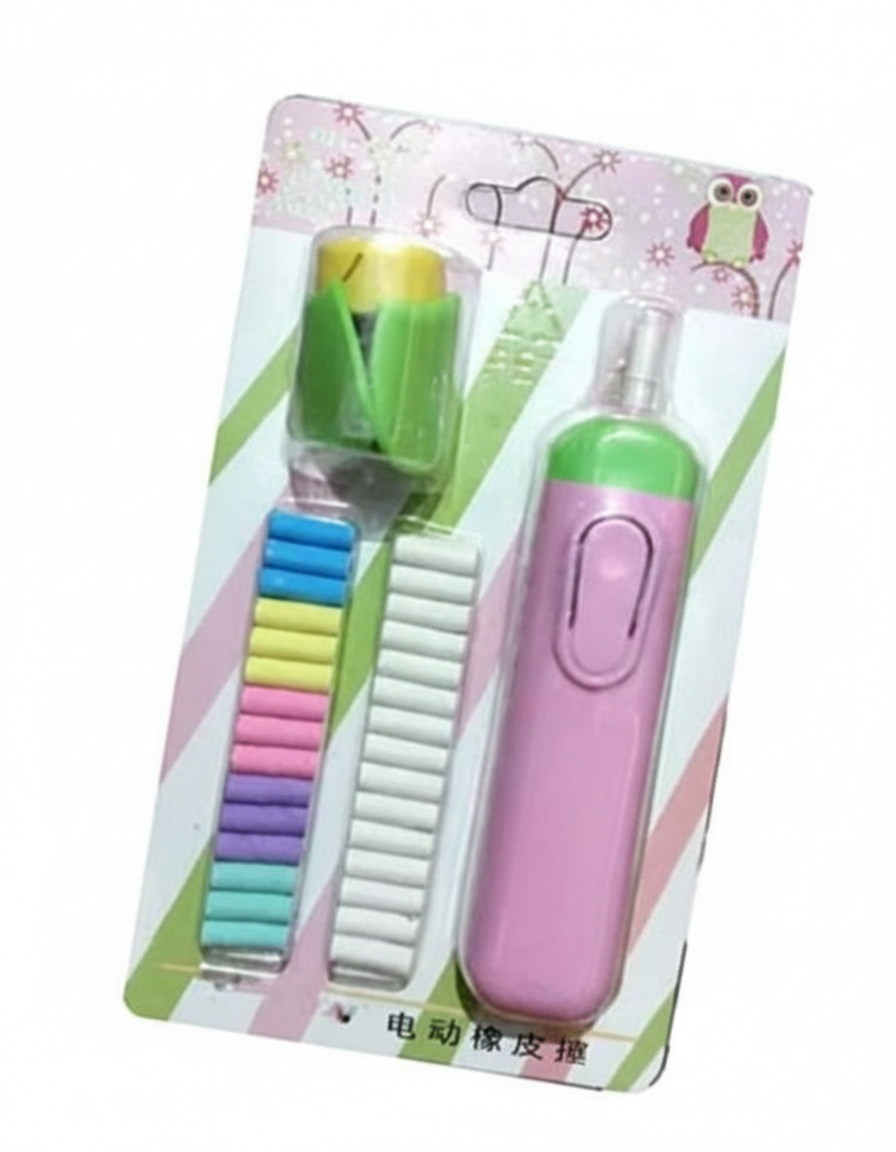 Ink Spot® Electric Eraser Kit with Extra Refills for Students, Artists, Drawing, Sketching and Office Use