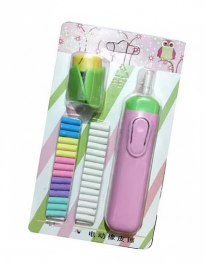 Ink Spot® Electric Eraser Kit with Extra Refills for Students, Artists, Drawing, Sketching and Office Use