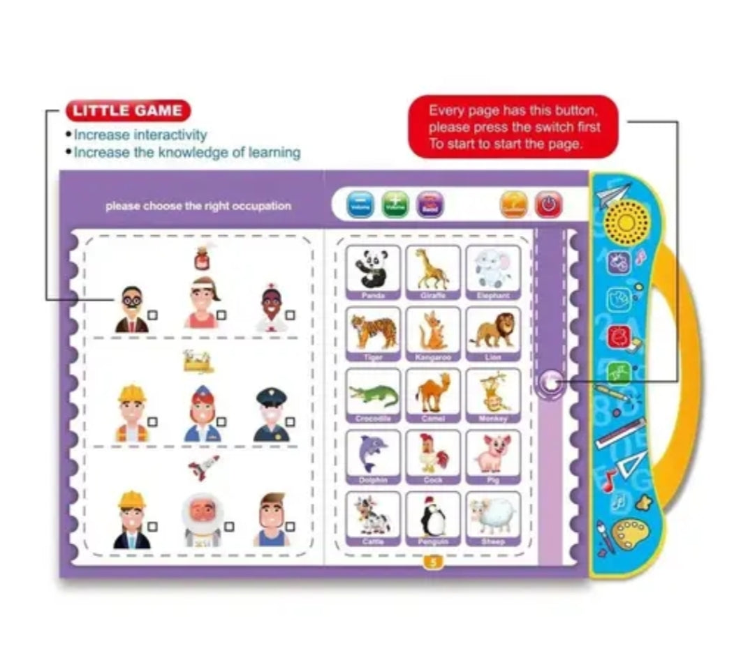 Ink Spot® Intelligence Learning Book for Kids | Interactive Phonetic & Pronunciation Educational Toy