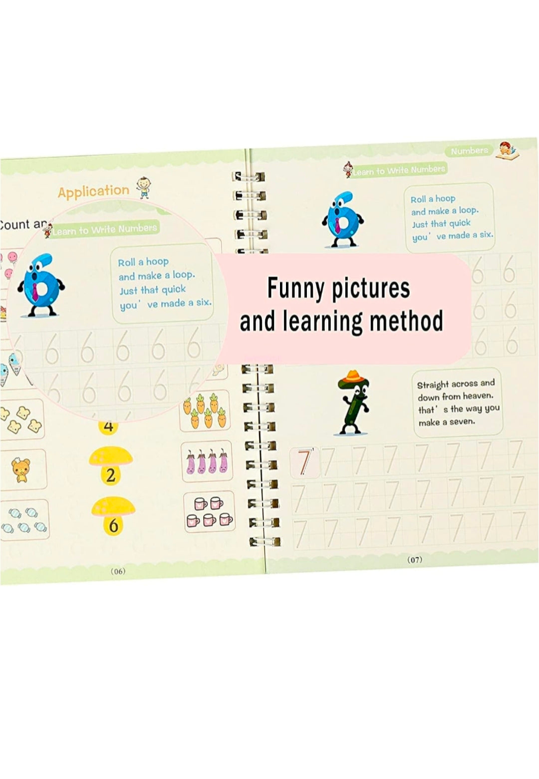 Sank Magic Reusable Practice Copybook Set for Kids with Magic Pen for Preschool Handwriting, Drawing, Numbers, and Alphabet.