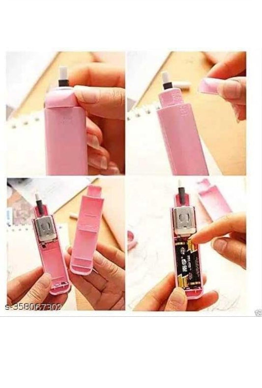 Ink Spot® Electric Eraser Kit with Extra Refills for Students, Artists, Drawing, Sketching and Office Use