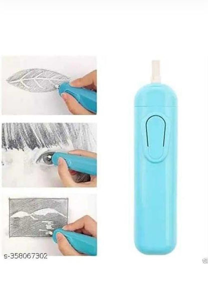 Ink Spot® Electric Eraser Kit with Extra Refills for Students, Artists, Drawing, Sketching and Office Use
