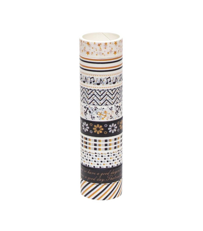 Ink Spot® Premium Decorative Washi Tape Set for Journaling, Scrapbooking, DIY Crafts & Gift Wrapping pack of 30